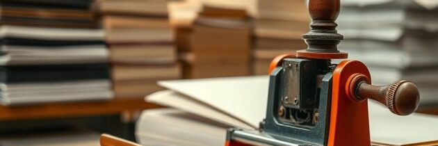 Podstawowe urządzenia introligatorskie: falcerki i bigówki